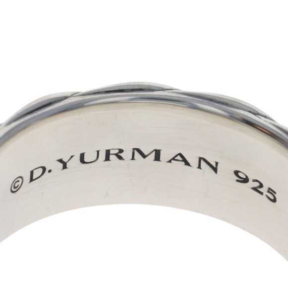 David Yurman Sculpted Cable Contour Men's Band - Sterling 925 Ring SZ 10 3/4 - Picture 6 of 7